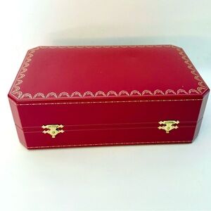 Cartier Empty Pen Box Case Empty Display Large Jewelry READ